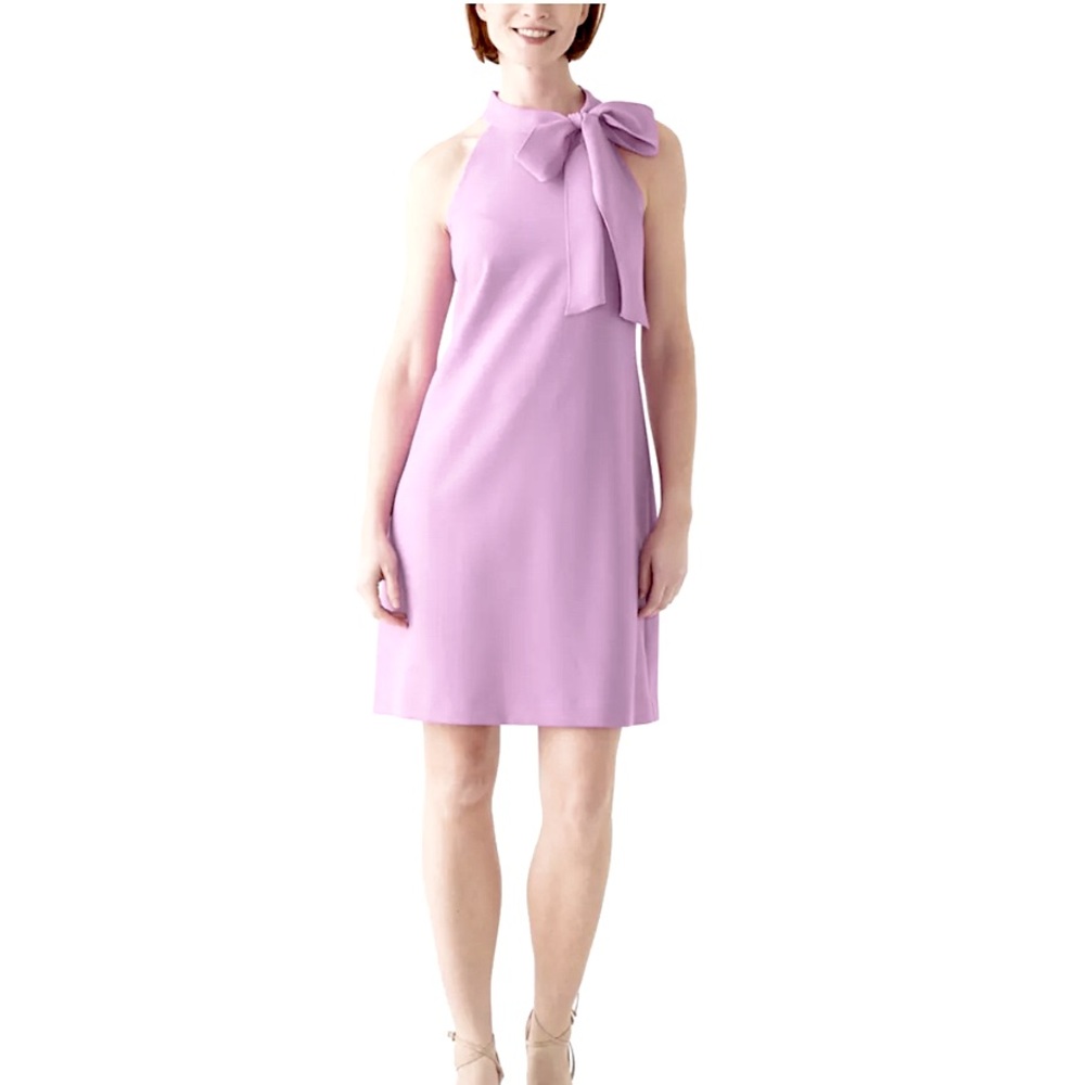 Vince Camuto Lilac Bow Dress Size 2-NWT